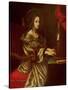 St. Cecilia (Patron of Musicians)-Carlo Dolci-Stretched Canvas