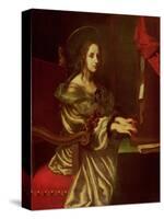 St. Cecilia (Patron of Musicians)-Carlo Dolci-Stretched Canvas