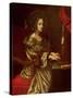 St. Cecilia (Patron of Musicians)-Carlo Dolci-Stretched Canvas