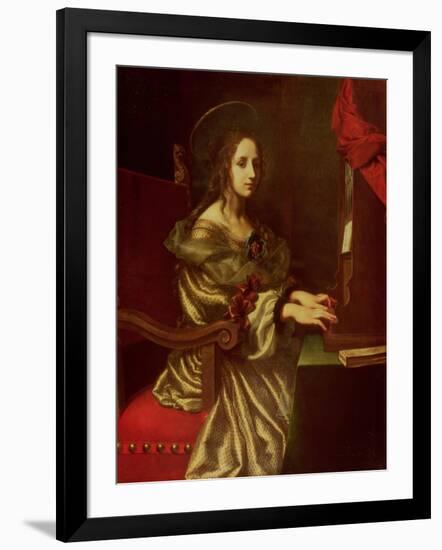 St. Cecilia (Patron of Musicians)-Carlo Dolci-Framed Giclee Print