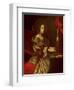 St. Cecilia (Patron of Musicians)-Carlo Dolci-Framed Premium Giclee Print