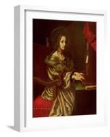 St. Cecilia (Patron of Musicians)-Carlo Dolci-Framed Giclee Print