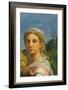 St. Cecilia Surrounded by St. Paul, St. John the Evangelist, St. Augustine and Mary Magdalene-Raphael-Framed Giclee Print