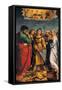 St Cecilia with Sts Paul-John the Evangelist-Framed Stretched Canvas