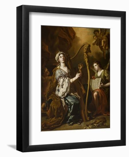 St. Cecilia-Francesco Solimena-Framed Giclee Print