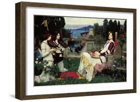 St. Cecilia-John William Waterhouse-Framed Premium Giclee Print