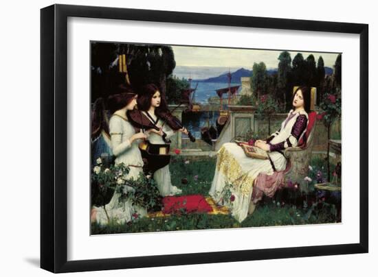 St. Cecilia-John William Waterhouse-Framed Premium Giclee Print