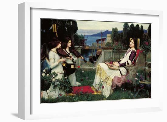 St. Cecilia-John William Waterhouse-Framed Premium Giclee Print