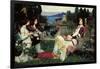 St. Cecilia-John William Waterhouse-Framed Giclee Print