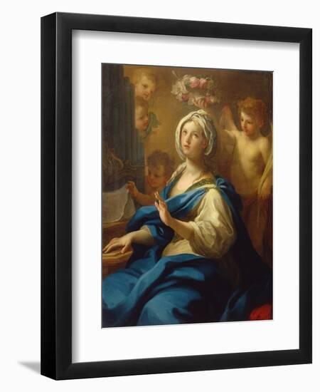 St. Cecilia-Sebastiano Conca-Framed Giclee Print