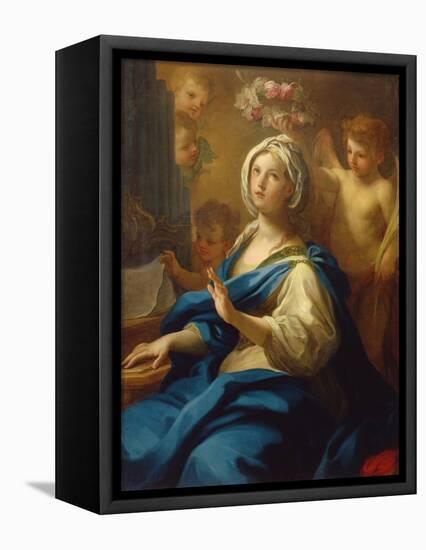 St. Cecilia-Sebastiano Conca-Framed Stretched Canvas