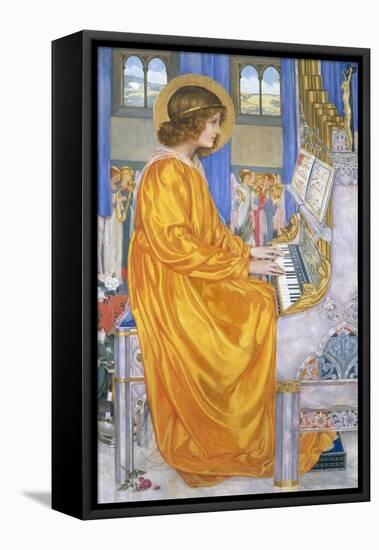 St Cecilia-Kate Elizabeth Bunce-Framed Stretched Canvas