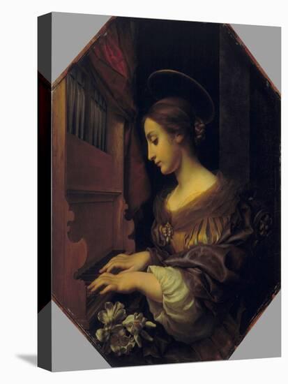 St. Cecilia-Carlo Dolci-Stretched Canvas