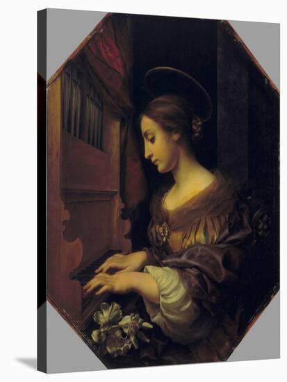 St. Cecilia-Carlo Dolci-Stretched Canvas