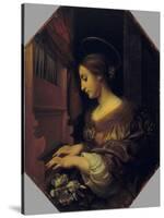 St. Cecilia-Carlo Dolci-Stretched Canvas