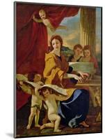 St. Cecilia-Nicolas Poussin-Mounted Giclee Print