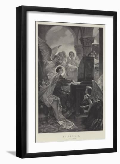 St Cecilia-null-Framed Giclee Print