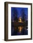 St. Chads Church Illuminated at Night-Peter Barritt-Framed Photographic Print