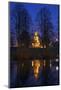 St. Chads Church Illuminated at Night-Peter Barritt-Mounted Photographic Print