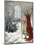 St. Charlemagne, Patron Saint of School Children, from "Le Petit Journal Illustre," 1892-null-Mounted Giclee Print