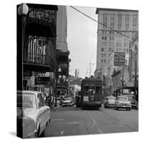 St. Charles Avenue and Poydras Street in New Orleans-null-Stretched Canvas