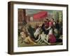 St. Charles Borromeo (1538-84) Administering the Sacrament to Plague Victims in 1576-Sigismondo Caula-Framed Giclee Print