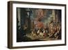 St. Charles Borromeo Administering the Sacrament to Plague Victims in 1576-Sigismondo Caula-Framed Giclee Print