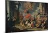 St. Charles Borromeo Administering the Sacrament to Plague Victims in 1576-Sigismondo Caula-Mounted Giclee Print