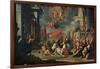 St. Charles Borromeo Administering the Sacrament to Plague Victims in 1576-Sigismondo Caula-Framed Giclee Print