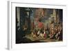 St. Charles Borromeo Administering the Sacrament to Plague Victims in 1576-Sigismondo Caula-Framed Giclee Print