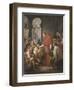 St. Charles Borromeo, Archbishop of Milan, Distributing Alms to the Poor, 1853-José Salomé Pina-Framed Giclee Print