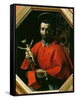 St. Charles Borromeo, Archbishop of Milan-Carlo Dolci-Framed Stretched Canvas