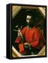 St. Charles Borromeo, Archbishop of Milan-Carlo Dolci-Framed Stretched Canvas