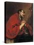St Charles Borromeo in Prayer-Giuseppe Antonio Pianca-Stretched Canvas