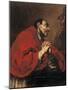 St. Charles Borromeo in Prayer-Giuseppe Pianca-Mounted Art Print
