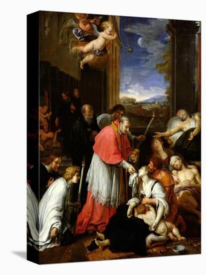 St. Charles Borromeo-Pierre Mignard-Stretched Canvas