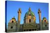 St. Charles Church, Vienna, Austria, Europe-Neil Farrin-Stretched Canvas