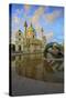 St. Charles Church, Vienna, Austria, Europe-Neil Farrin-Stretched Canvas