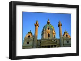 St. Charles Church, Vienna, Austria, Europe-Neil Farrin-Framed Photographic Print