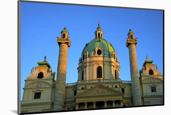 St. Charles Church, Vienna, Austria, Europe-Neil Farrin-Mounted Photographic Print