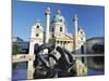 St Charles' Church, Vienna, Austria-Gavin Hellier-Mounted Photographic Print