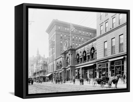 St. Charles Hotel, New Orleans-null-Framed Stretched Canvas