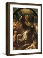 St Charles in Glory-Giulio Cesare Procaccini-Framed Giclee Print