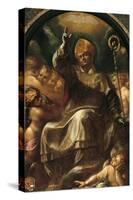 St Charles in Glory-Giulio Cesare Procaccini-Stretched Canvas