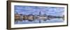 St. Charles Municipal Building, Fox River, St. Charles, Illinois, USA-Panoramic Images-Framed Photographic Print