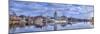 St. Charles Municipal Building, Fox River, St. Charles, Illinois, USA-Panoramic Images-Mounted Photographic Print