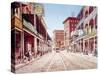 St. Charles Street in New Orleans, 1900-null-Stretched Canvas