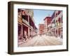 St. Charles Street in New Orleans, 1900-null-Framed Photo