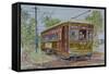 St. Charles Streetcar, 2008-Anthony Butera-Framed Stretched Canvas