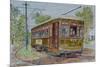 St. Charles Streetcar, 2008-Anthony Butera-Mounted Giclee Print